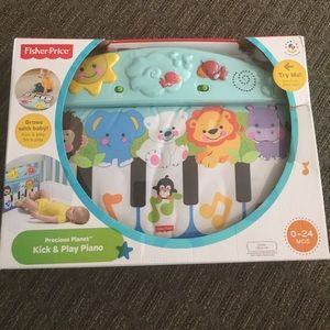 Baby kick and play piano