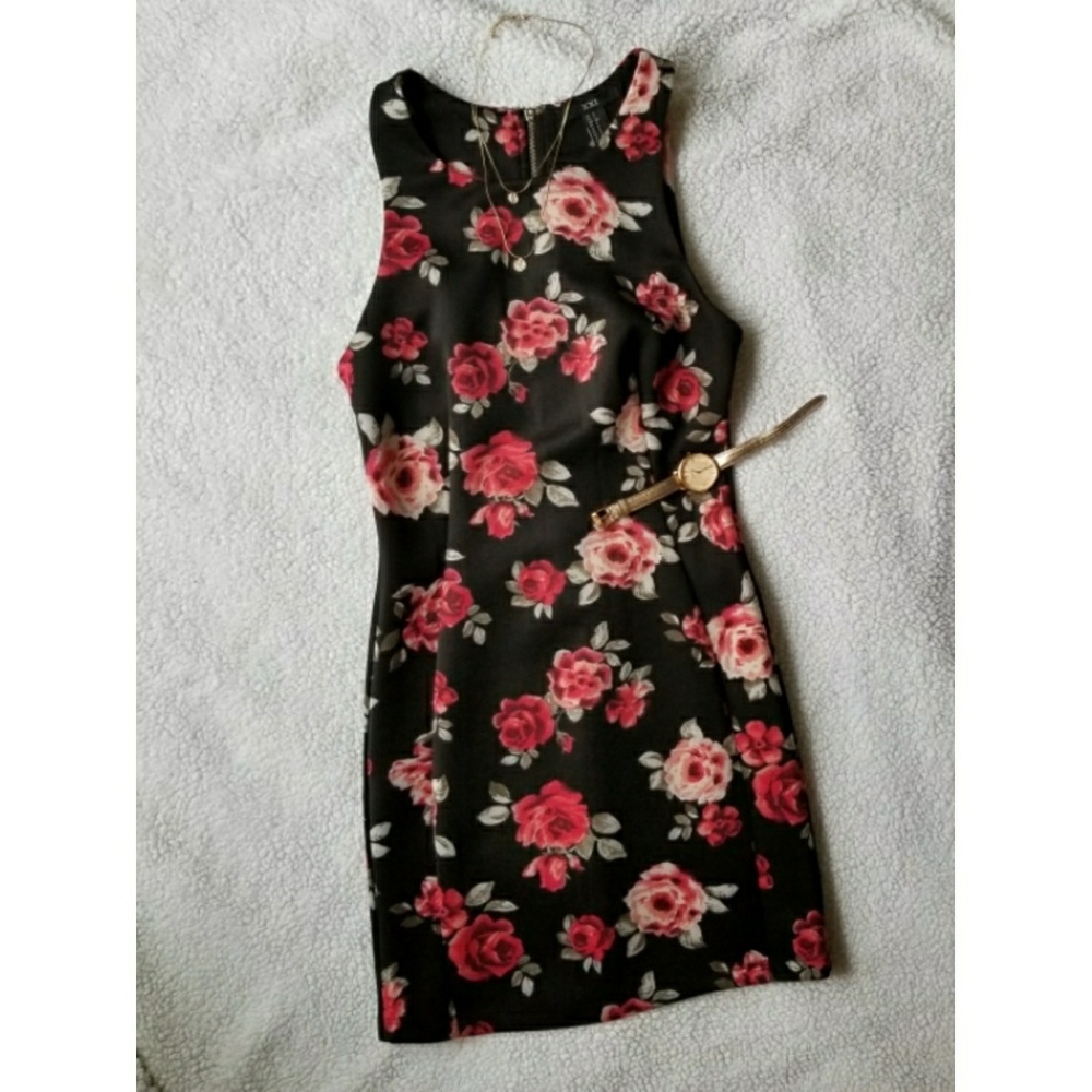 Floral mini dress