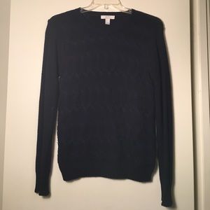 Knitted Navy Sweater