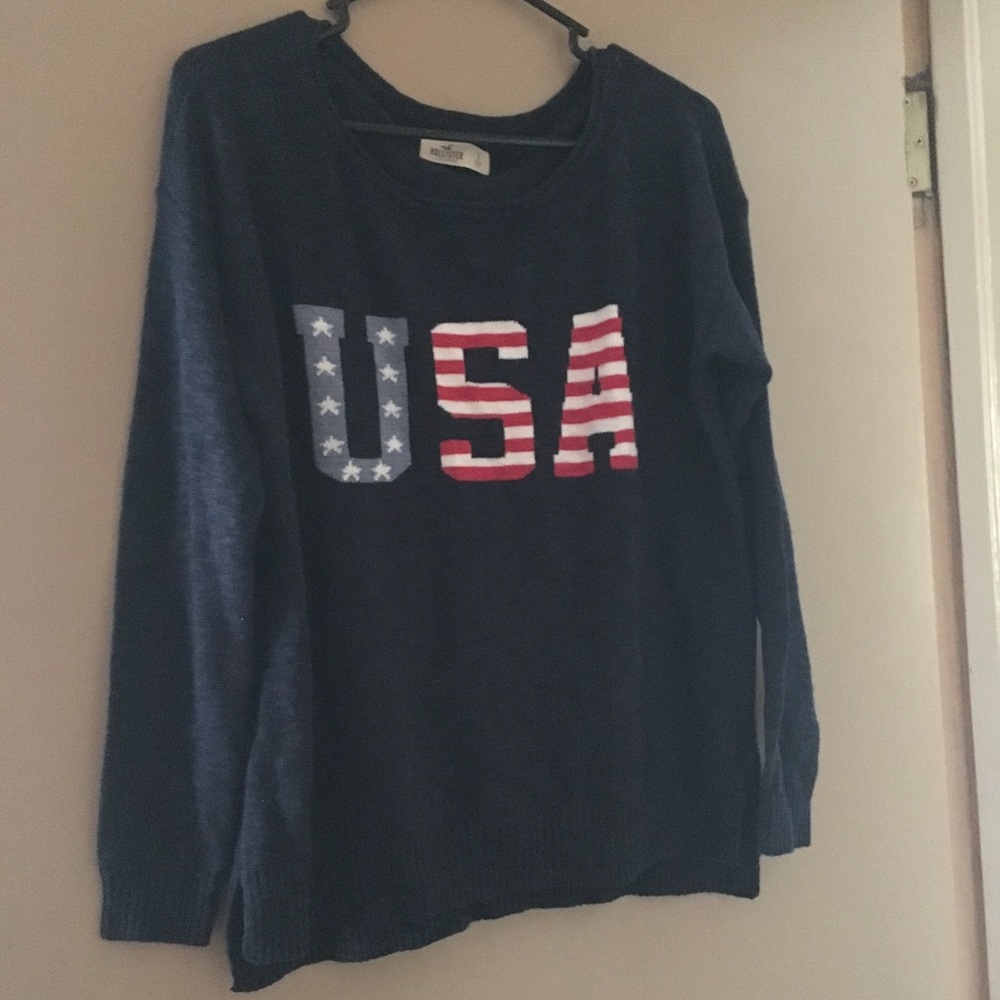 Hollister USA sweater and headband