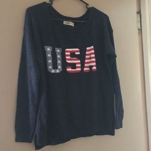 Hollister USA sweater and headband