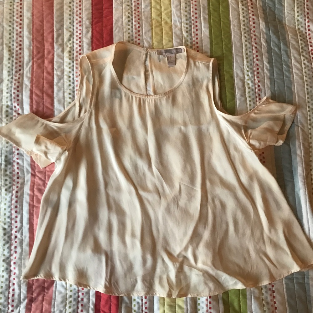 Cold Shoulder Cropped Blouse