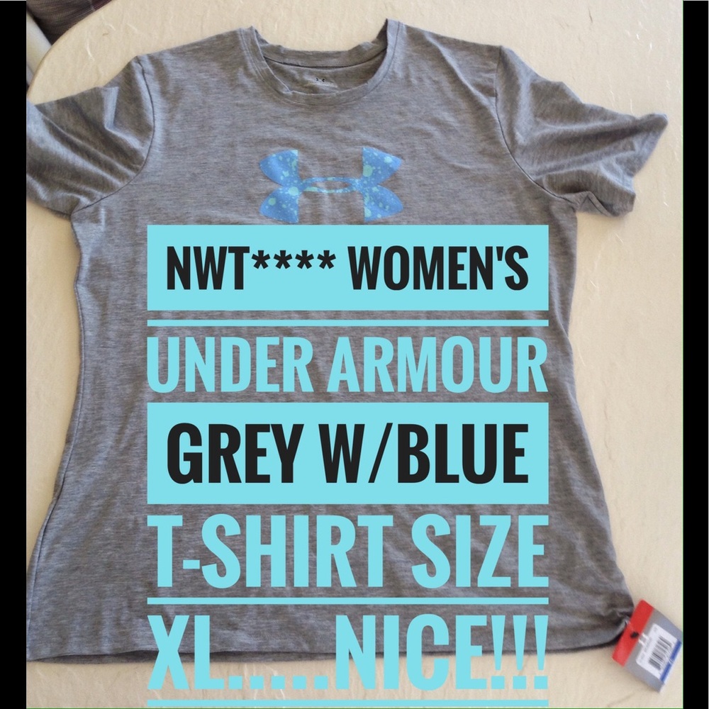 NWT Under Armour Grey Shirt Size XL Super Nice!!!