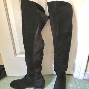Over The Knee Black Boots