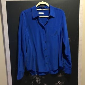 Silk Equipment Blouse - Small