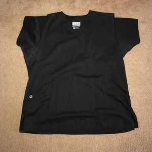 Black Wonder Work scrub top