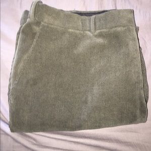 Hunter Green Corduroy Pants