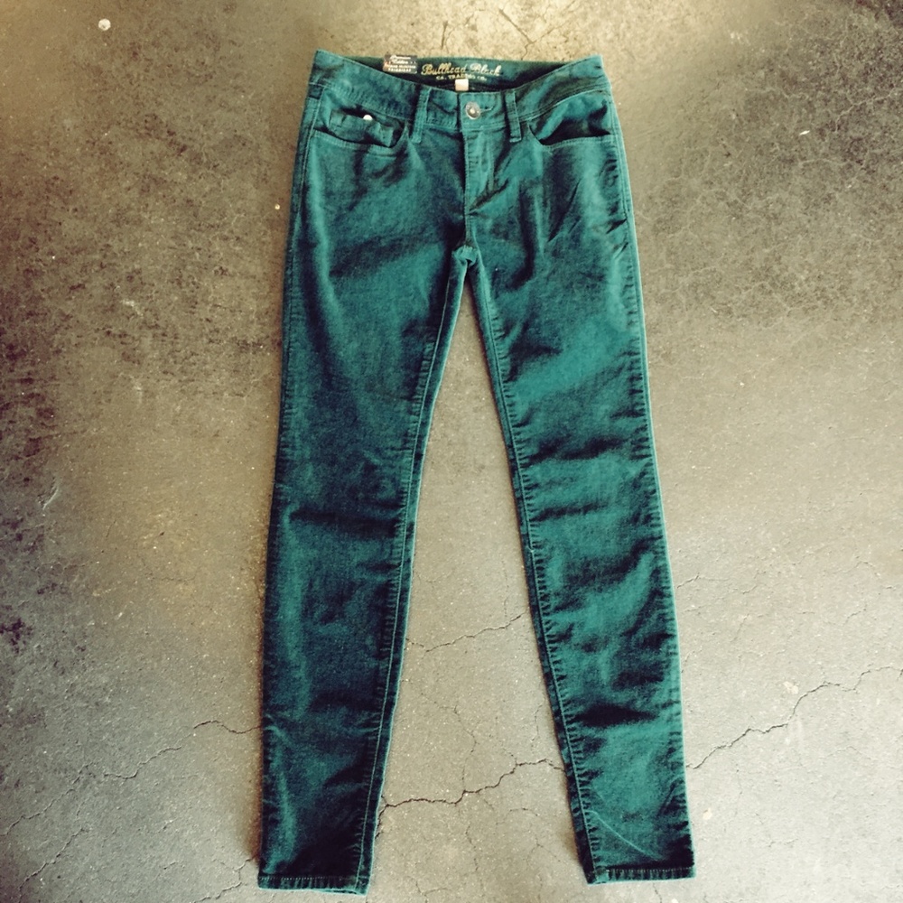 Bullhead Premium Skinniest Velveteen Pants Sz 1