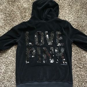 Black Victoria's Secret Pink Jacket
