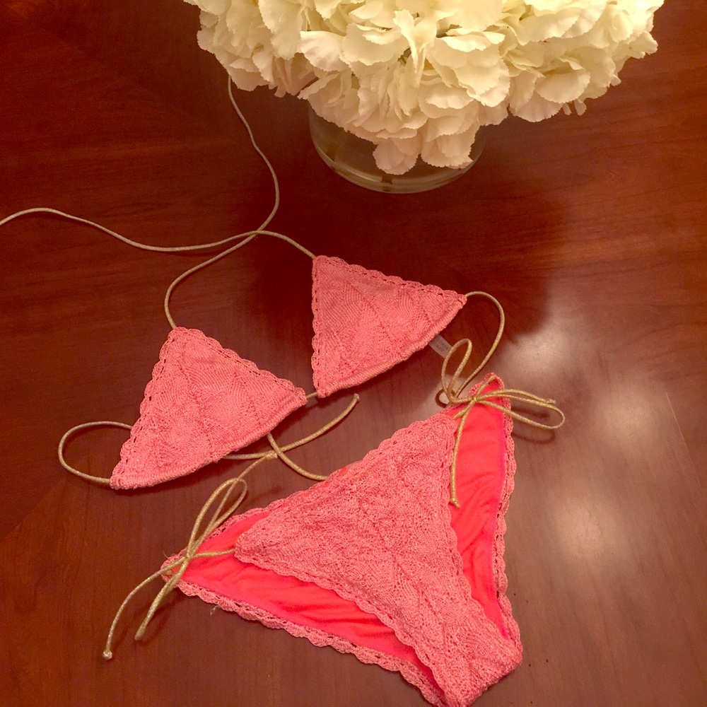 Coral bikini by "Victoria's Secret"