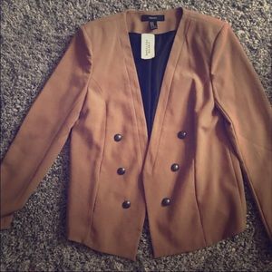 NWT Forever 21 Camel colored blazer