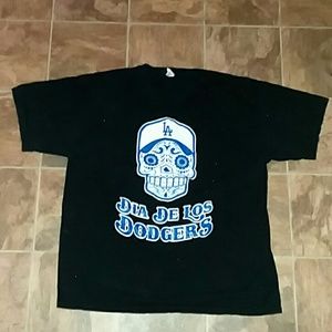 LA Dia De Los Dodgers Tee