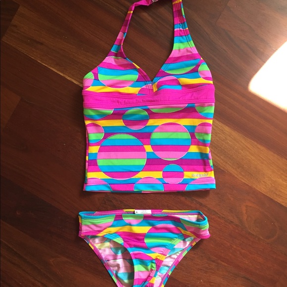 speedo girls two piece