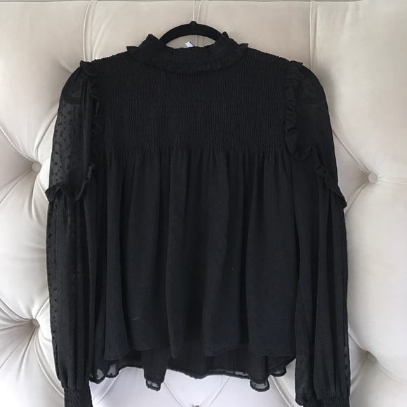 Zara Tops - Zara black wear once black top !!⭐️⭐️in M