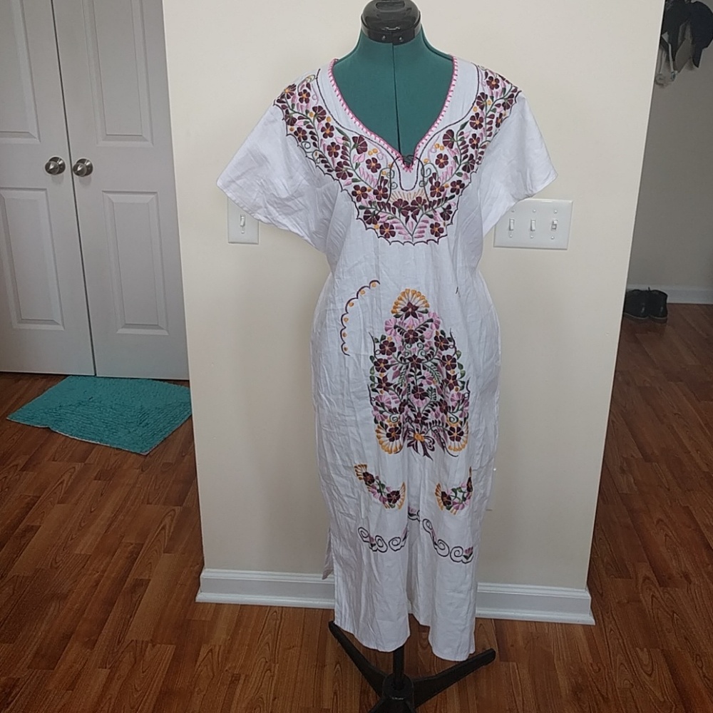 100% Linen, Mexican Dress