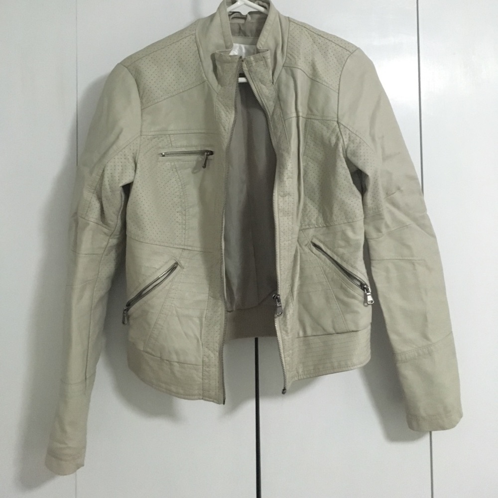 Off-White Leather Jacket