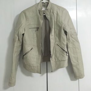 Off-White Leather Jacket