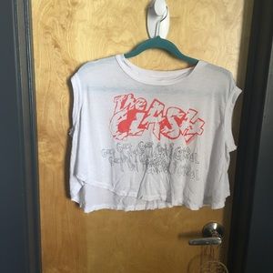 Chaser LA cropped muscle tee ft the clash sz XS