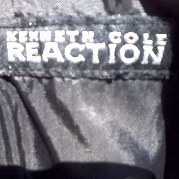 Kenneth Cole Reaction Black Drawstring Adjustable Zip Up Dual Pocket Backpack main image 6