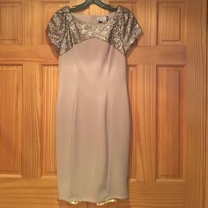 ASOS Elise Ryan Sequin Top Pencil Dress