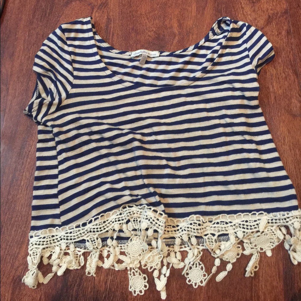 Fringe crop top
