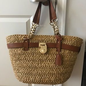 Michael Kors Wicker Tote