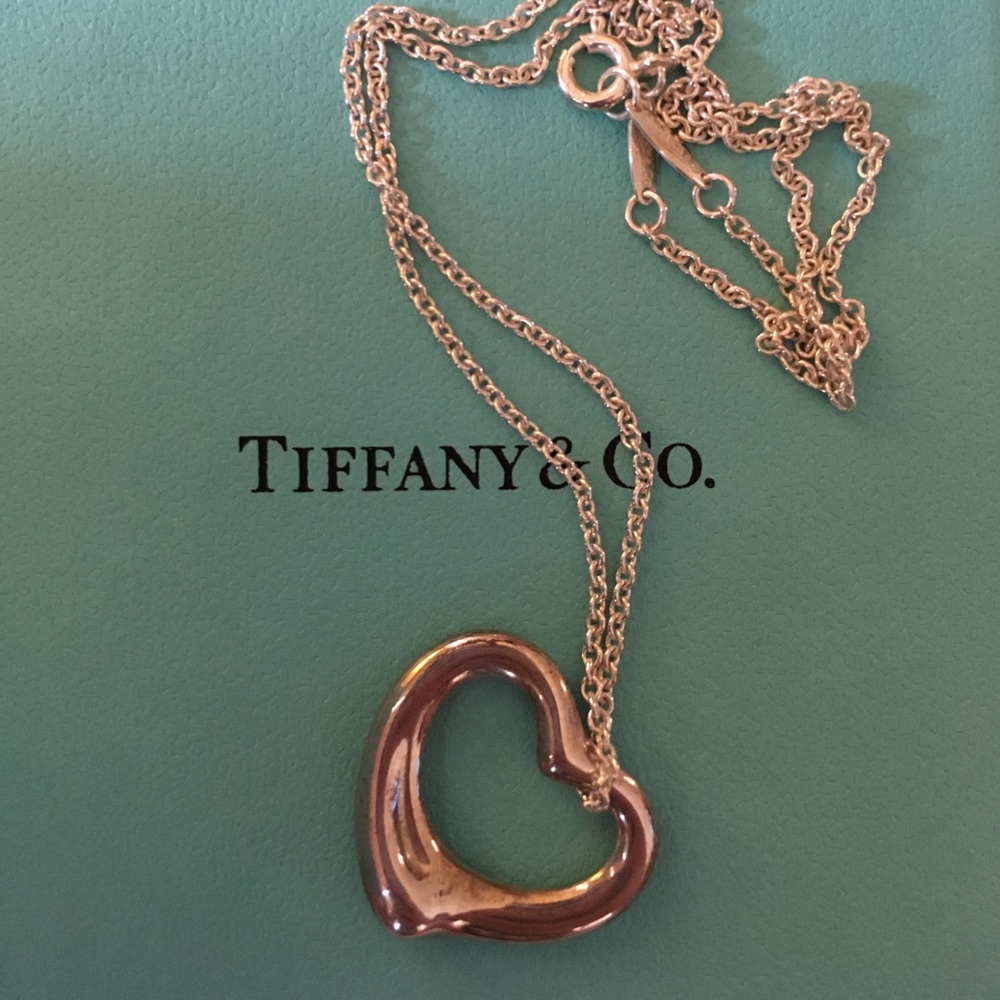 Tiffany & Co. Elsa Peretti Open Heart Necklace