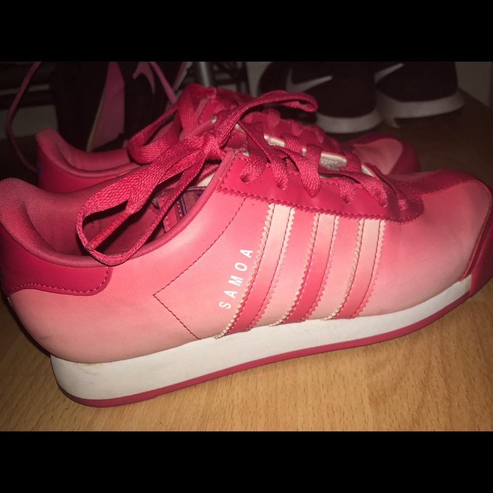 Adorable Pink Adidas Samos Shoes