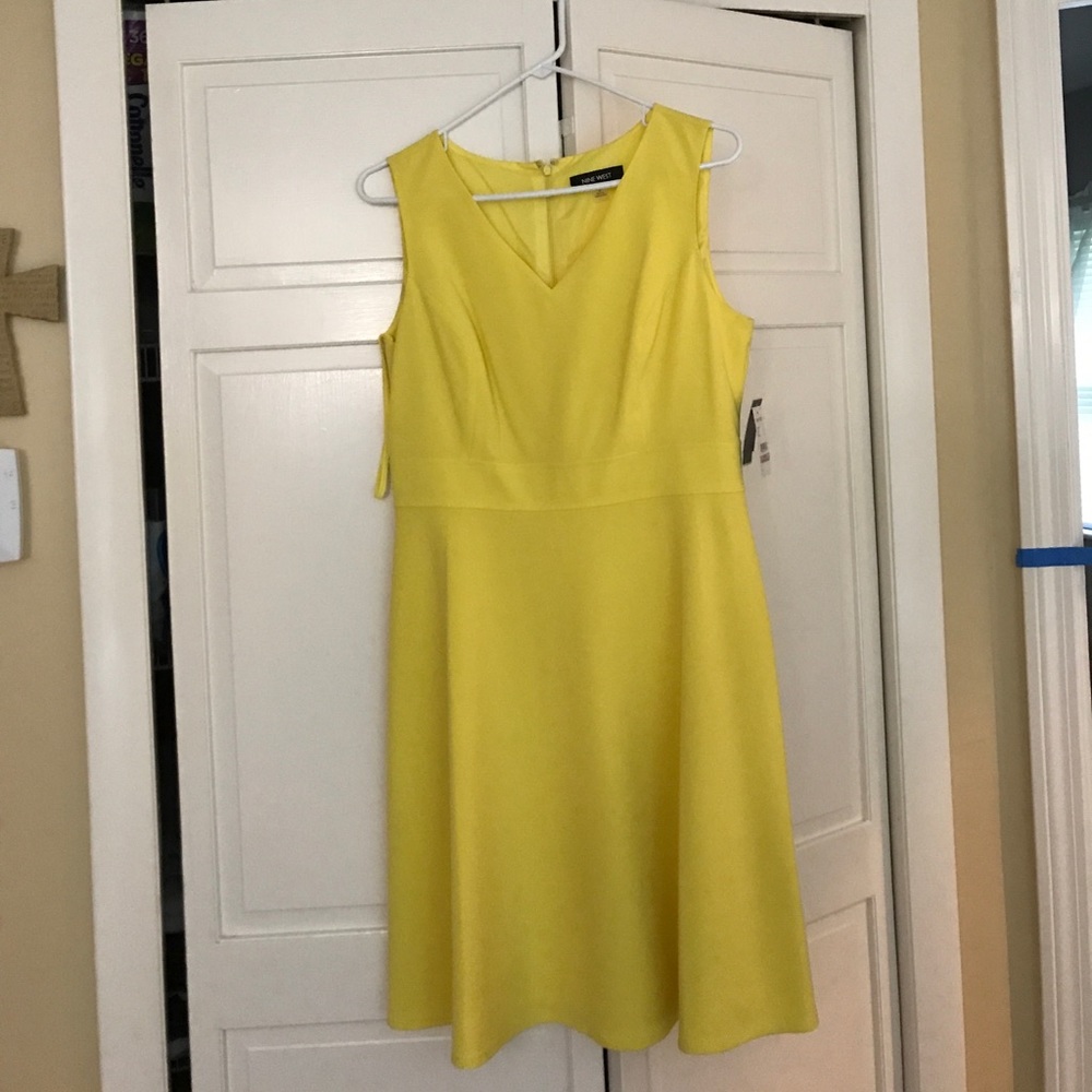 Nine West Yellow Dress NWT