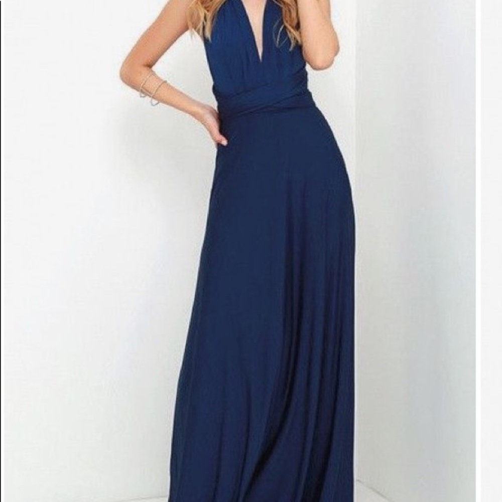 💥 NEW Navy Blue Wrap Dress