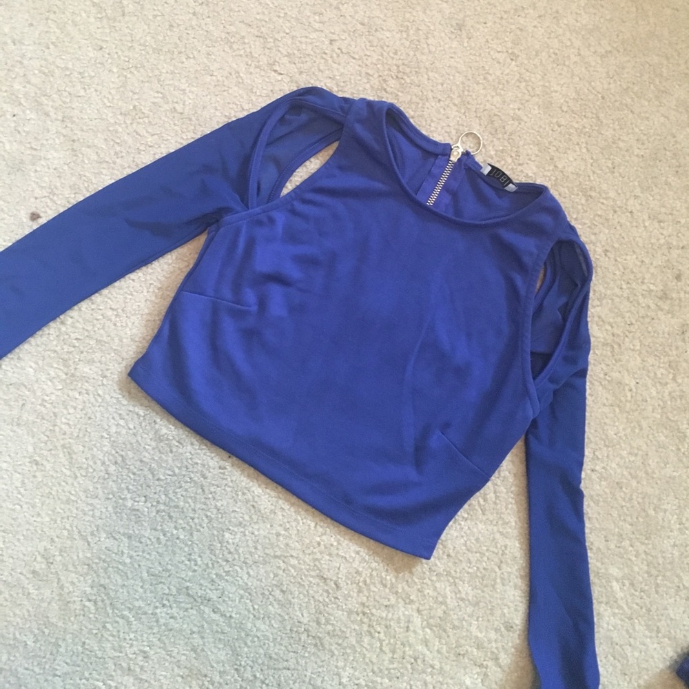 Royal Blue Crop top