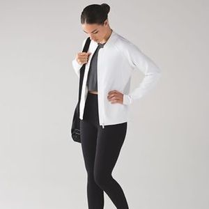 Lululemon Embrace the Space white jacket