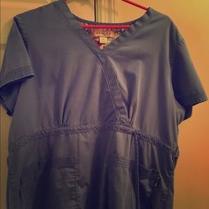 Koi XL scrub top