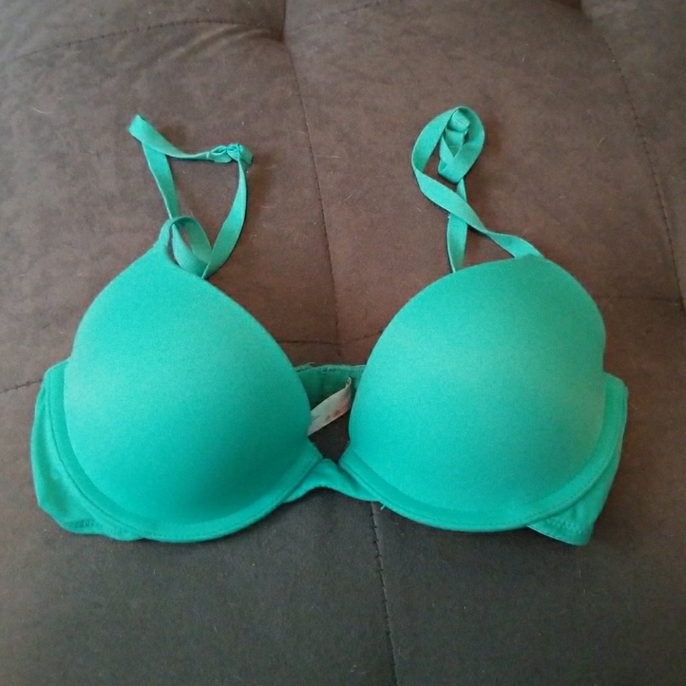 Aqua push-up bra
