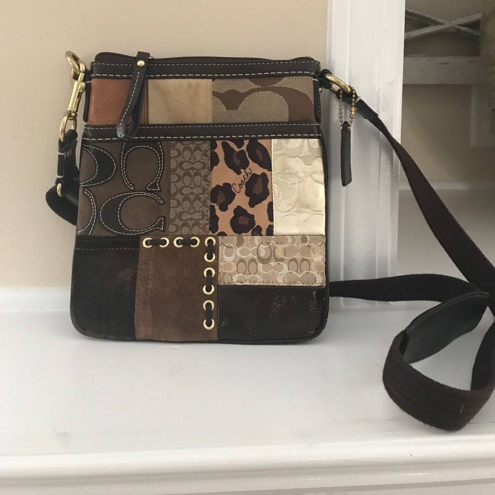 Coach patchwork crossbody bag