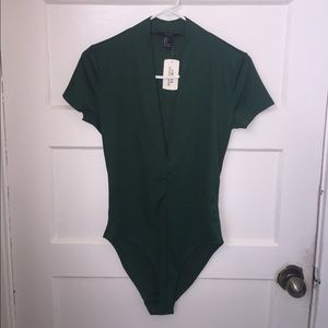 Green body suit