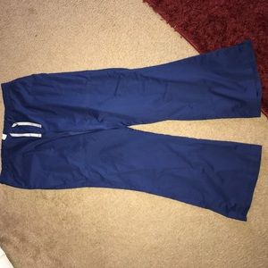 Wonder Work navy blue scrub pants