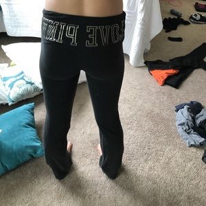 Victoria's Secret Pink Fold down BOOT cut Leggings