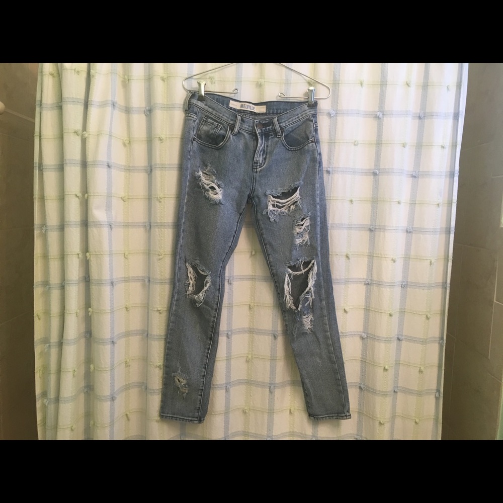 Brandy Melville ripped jeans