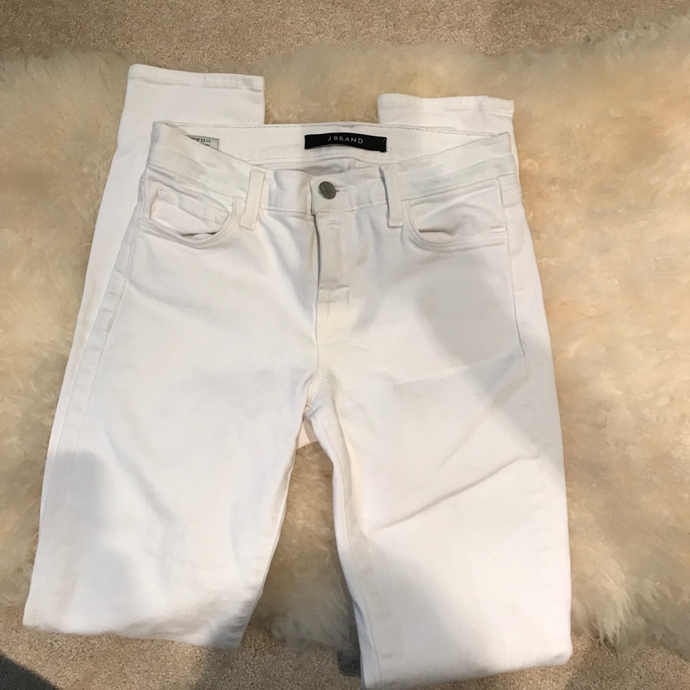 J BRAND White Denim Jeans