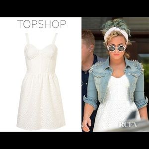 ISO topshop lace corset flippy tunic dress