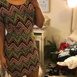 🌻 Aqua @ Bloomingdale's Tribal Print Dress