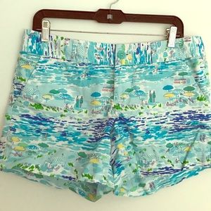 Lilly Pulitzer Beach Print Shorts