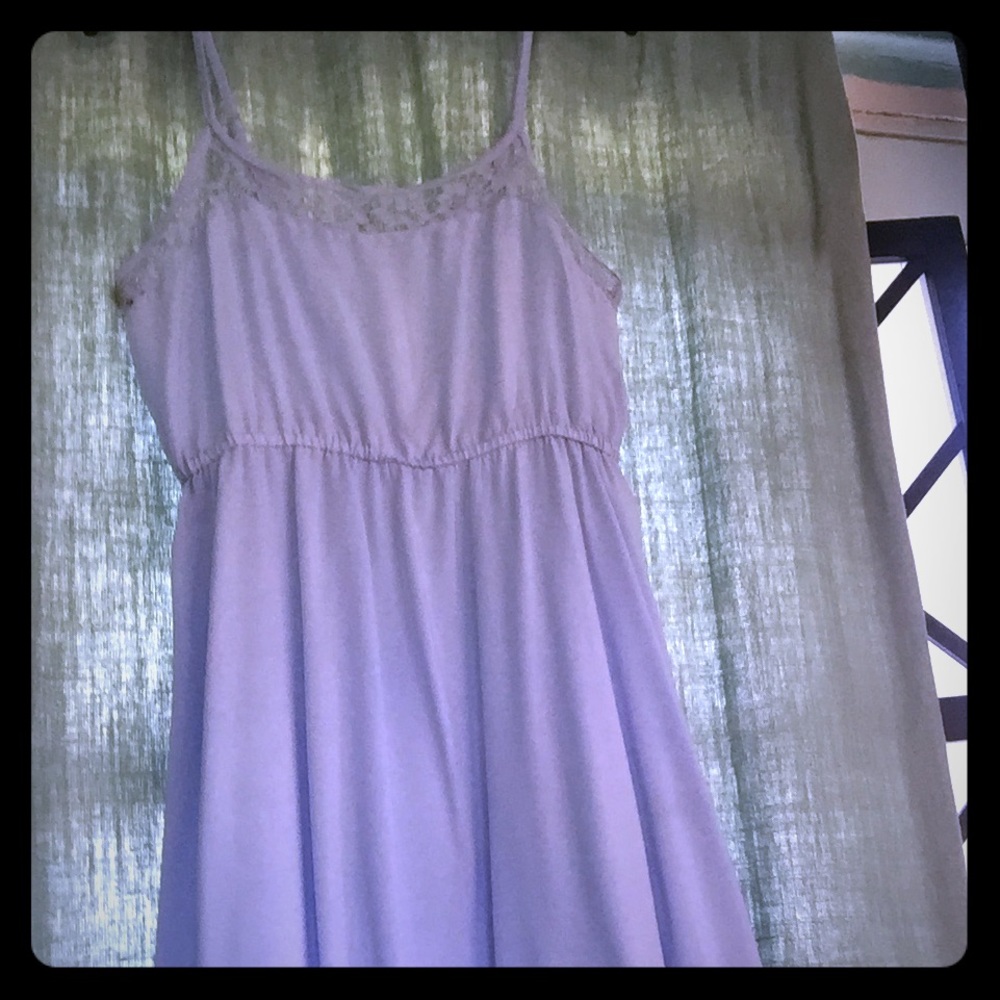 Soft pale blue sun dress