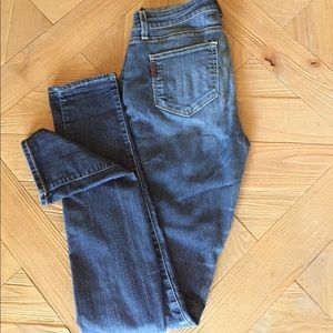 Paige dark skinny jeans