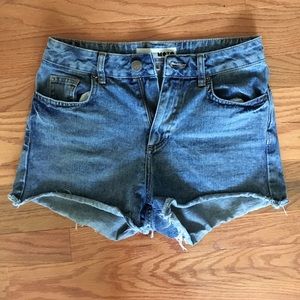 Topshop Moto denim shorts