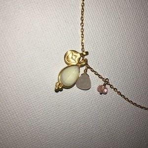 satya pearl gold chain necklace