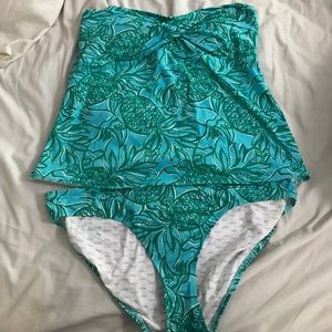 Lilly Pulitzer Tankini Bathing Suit size XL