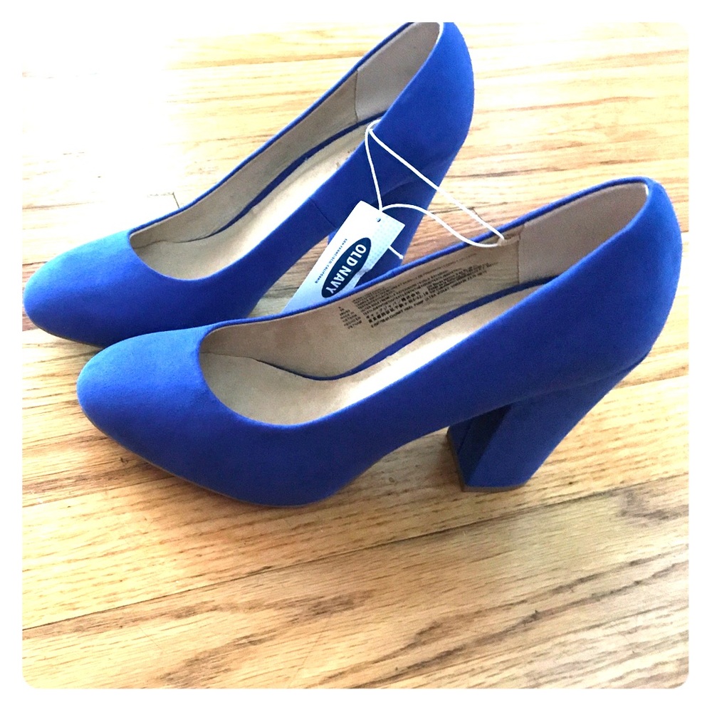 NWT Blue "Suede" Shoes!