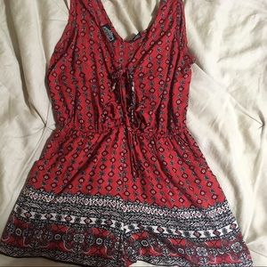 Comfortable tank top romper